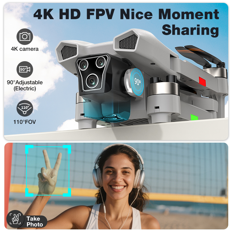 NEW Hot L017 Pro Drone Brushle - đánh giá và giá Drone Gimbal Mount